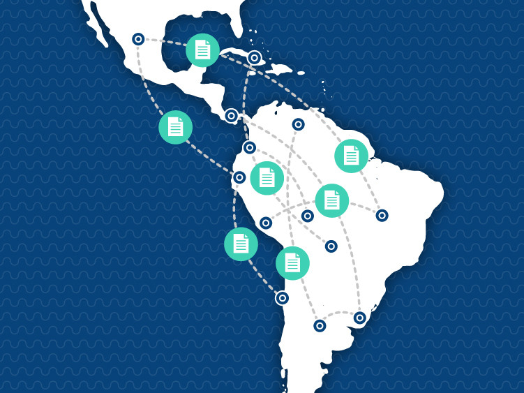 Map of Latin America